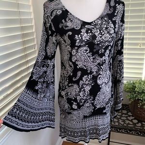Mixed Boho Print Dress